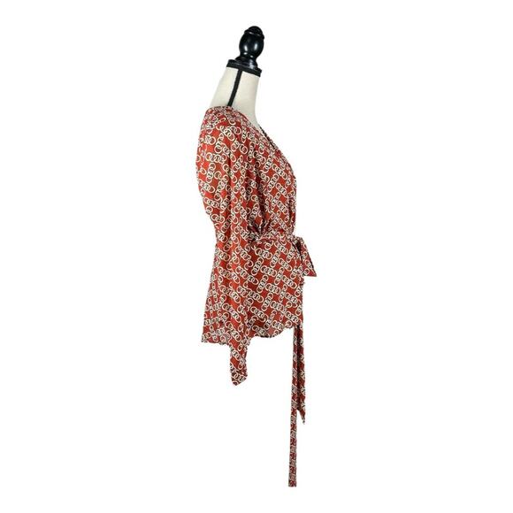 Cabi Ringleader Wrap Top Womens Size Medium - Picture 4 of 6